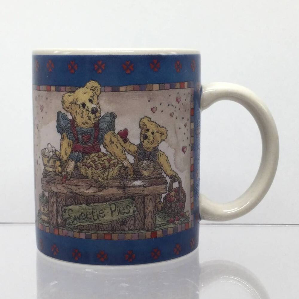 Vintage 1998 Boyds Bears Collectors Coffee Mug Sweetie Pies